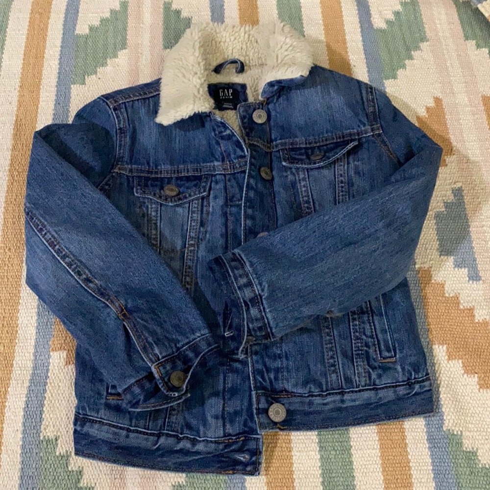 Gap Kids Sherpa lined Jean Jacket